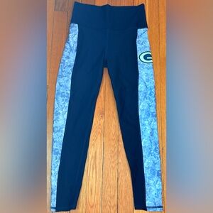 Black and gray Green Bay packers Camouflage Leggings